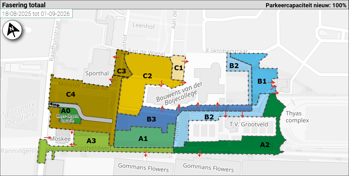 Werkzaamheden fase 2  Pius Park Panningen. 
