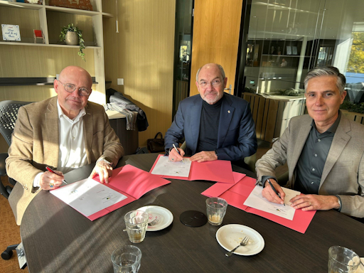 Ondertekening prestatieafspraken wethouder Rob Wanten 