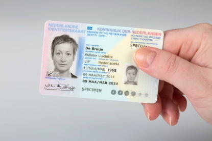 Fot van identiteitskaart