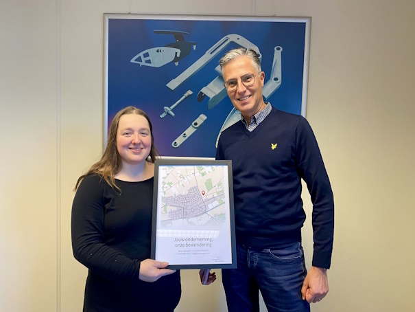 Wethouder Rob Wanten op bezoek bij Rena Castings B.V. in Maasbree